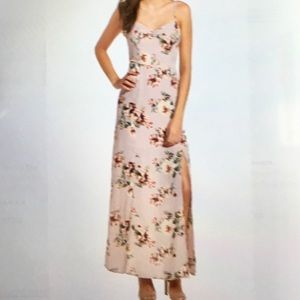 Leith maxi dress side slit xl new w/ tags NEW